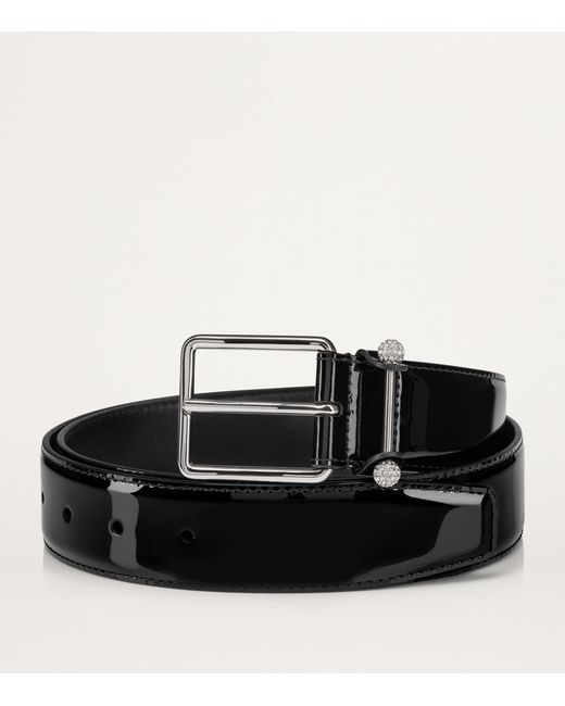 Christian Louboutin Black Chambeliss Leather Belt for men