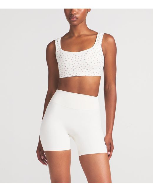 NikeSKIMS White Bike Shorts