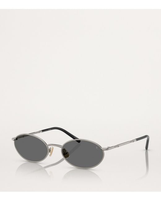 Brunello Cucinelli Gray Acetate Sunglasses