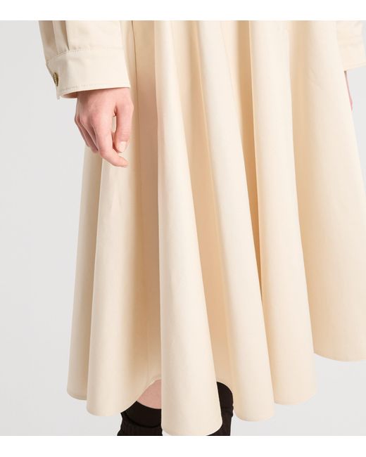 Prada Natural Chino Midi Skirt