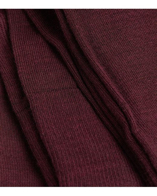 Falke Purple Soft Merino Tights