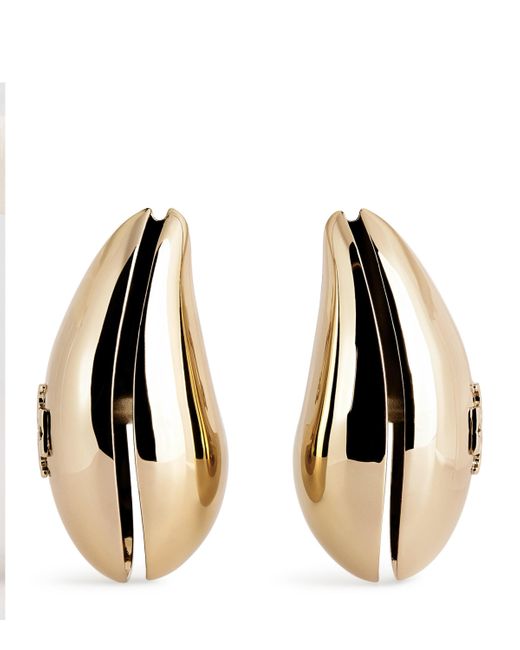 Tory Burch Metallic Wave Earrings