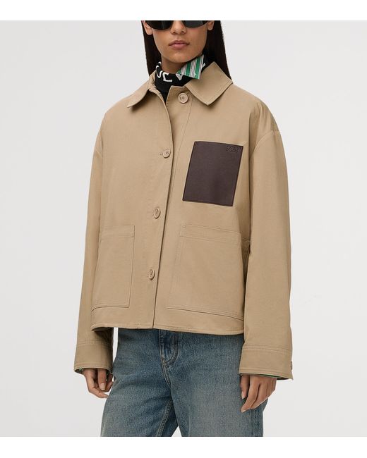 Loewe Natural Cotton Workwear Jacket