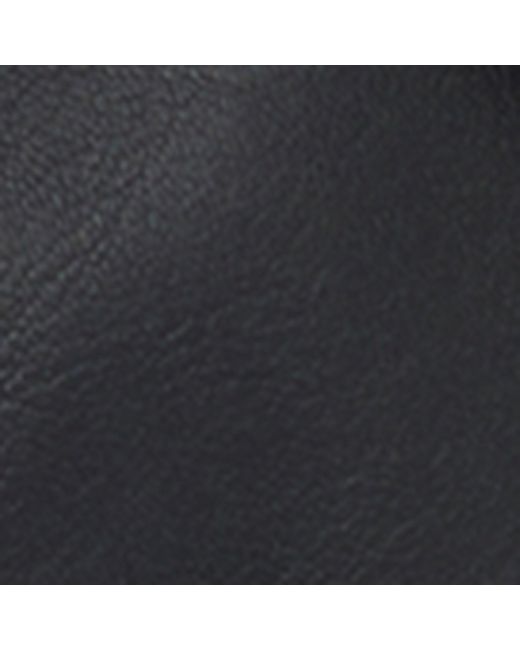 Boss Black Leather Wool-Trim Gloves for men