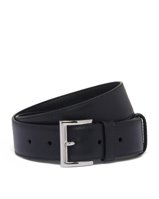 Prada Blue Leather Belt
