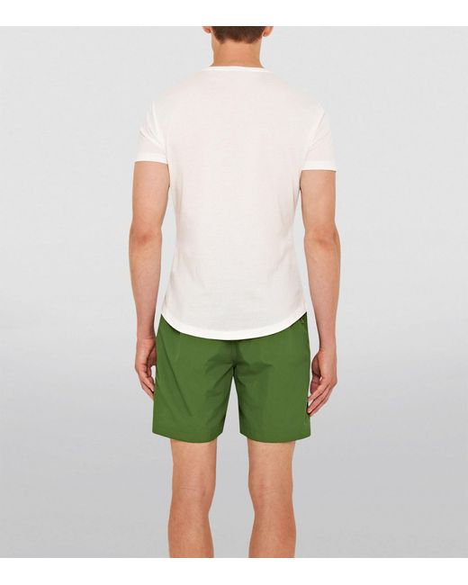 Orlebar Brown White Cotton Ob-t T-shirt for men