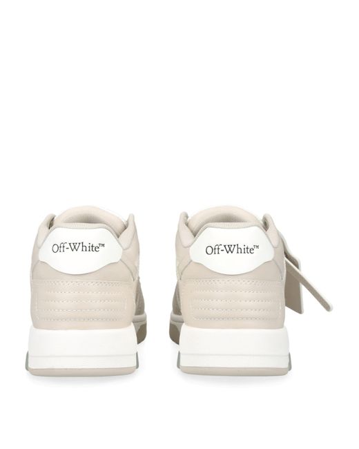Off-White c/o Virgil Abloh White Leather Out Of Office Sneakers