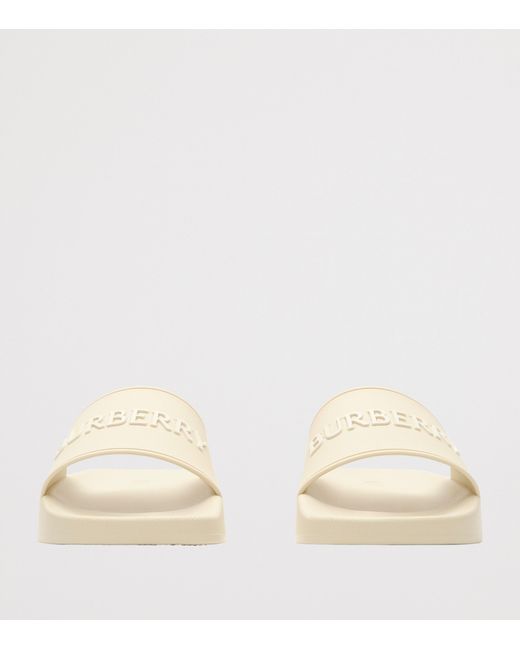 Burberry Natural Logo Slides