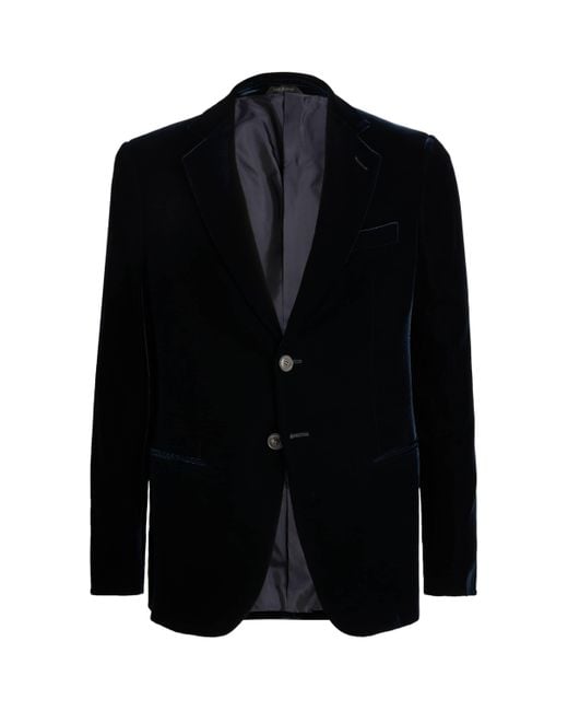 Giorgio Armani Black Tailored Blazer for men