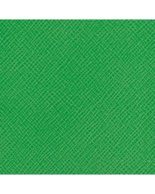 Smythson Green Panama Leather Multi-zip Travel Wallet