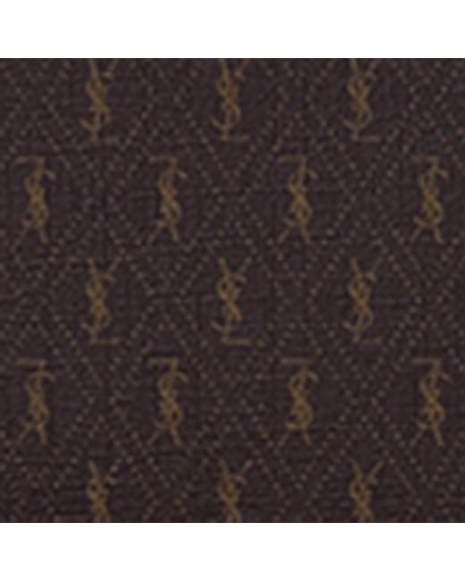 Saint Laurent Brown Medium Monogram Camera Bag for men