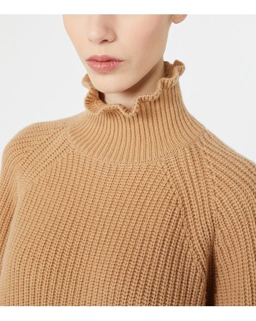 Max Mara Natural Wool-Cashmere Sweater