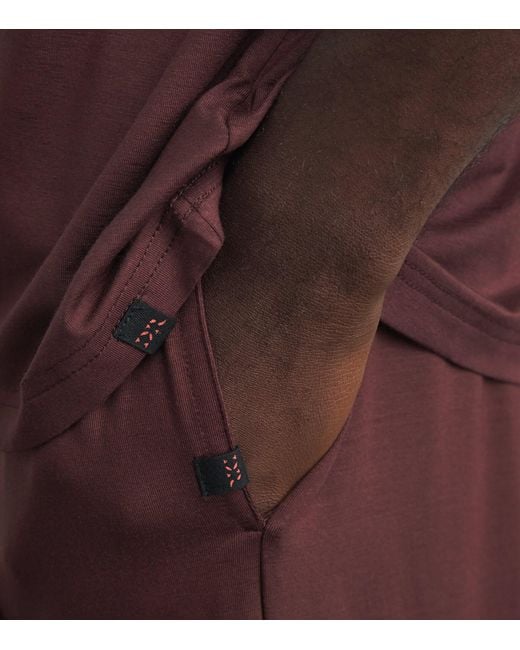 Derek Rose Purple Basel Lounge T-Shirt for men