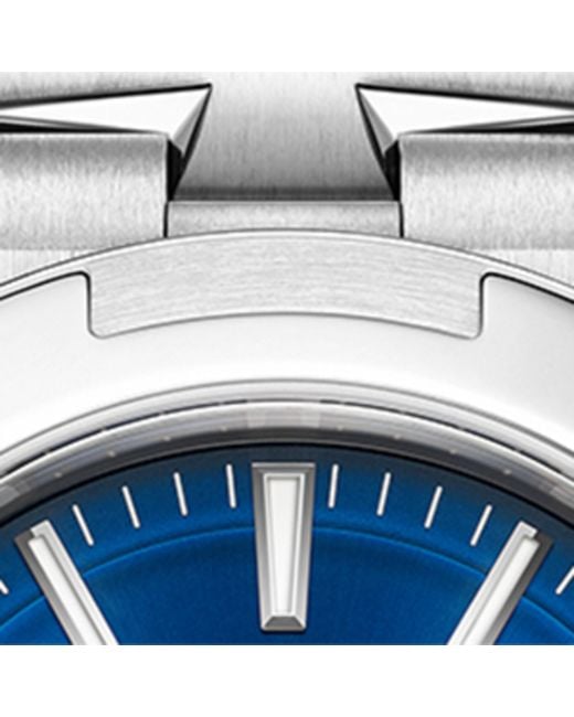 Vacheron Constantin Blue Stainless Steel Overseas Self-Winding Watch