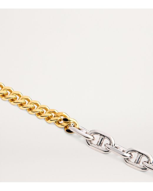 Tom Wood Metallic Sterling And-Plated Rue Chain Bracelet for men