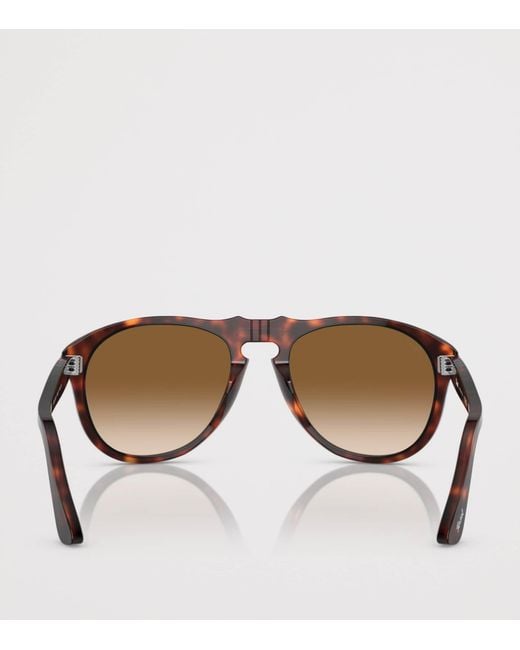 Persol Brown Original Pilot Sunglasses for men