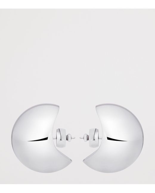 Givenchy Metallic Brass Curve Earrings