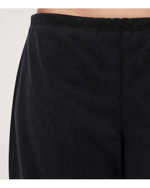 AllSaints Black Modal-Blend Elodie Wide-Leg Trousers