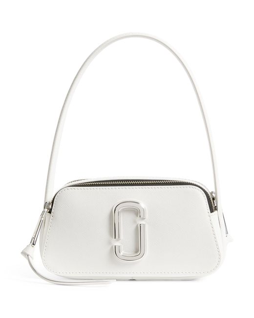 Marc Jacobs The Leather The Slingshot Shoulder Bag in White | Lyst