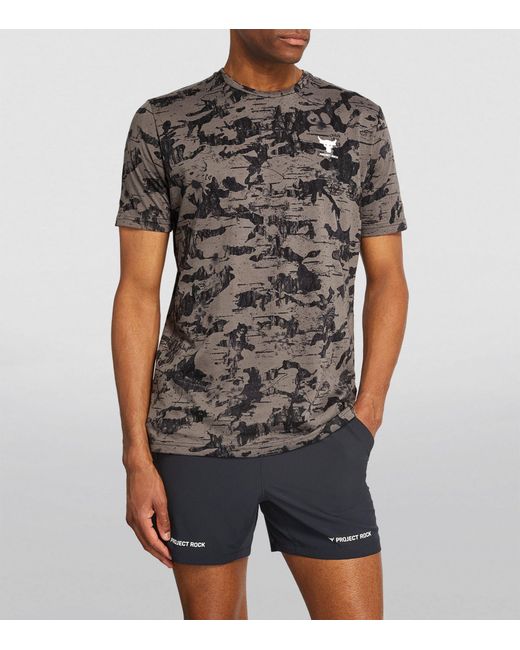 Under Armour Black Project Rock Payoff T-shirt for men