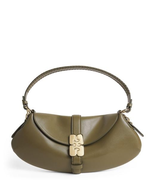 Ganni Green B-Kat Shoulder Bag