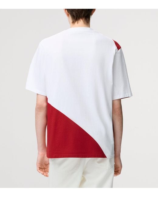 Loewe Red Cotton Relaxed T-Shirt for men