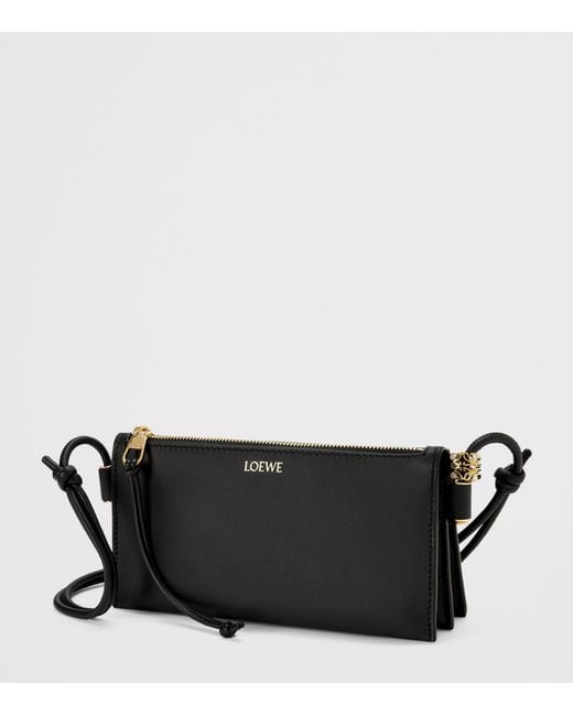 Loewe Black Leather Joya Pouch