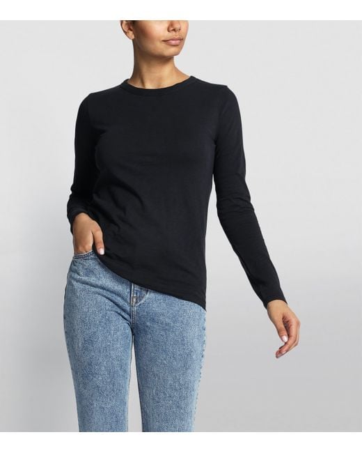 Rag & Bone Black Cotton T-shirt