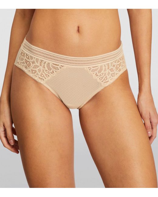 Wacoal Natural Lace-Trim Raffine Briefs