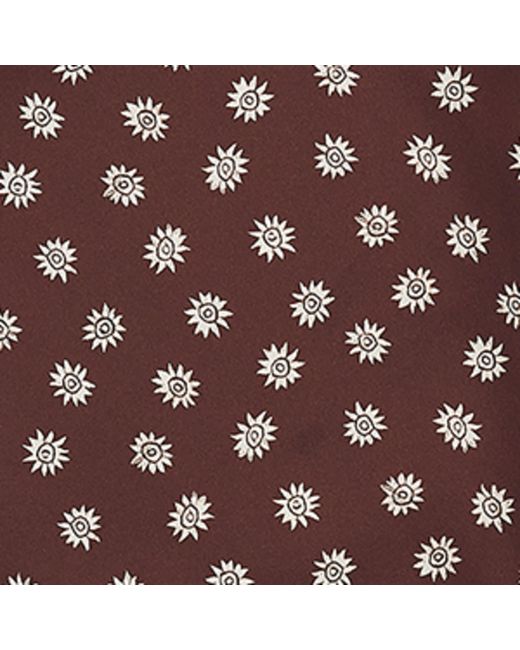Claudie Pierlot Brown Printed Headscarf