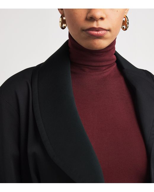 Wolford Purple High-Neck Colorado Bodysuit