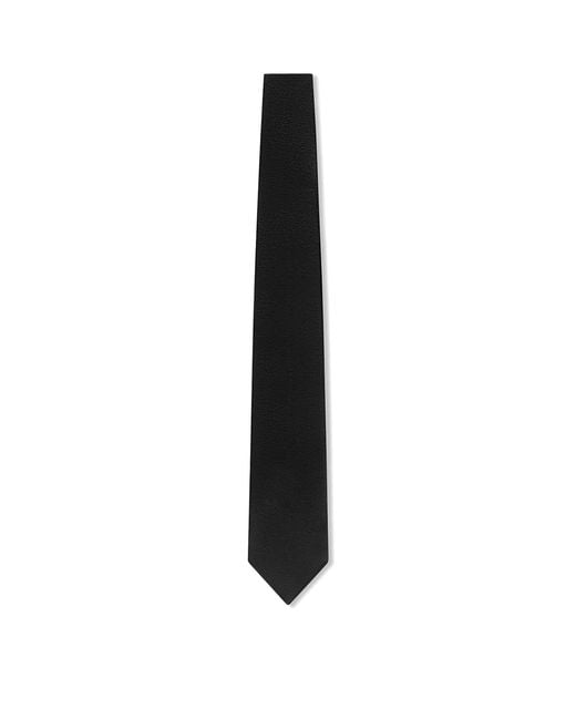 Tom Ford Black Lamb Leather Tie for men