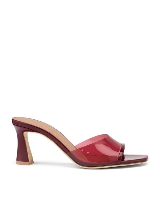 Malone Souliers Pink Patent Leather Roxanne Heeled Mules 70