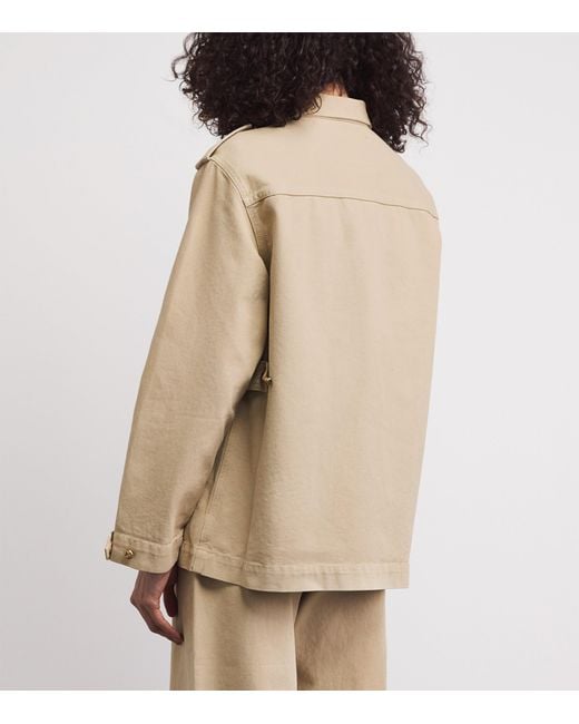 Blazé Milano Natural Nariida Sahariana Denim Jacket