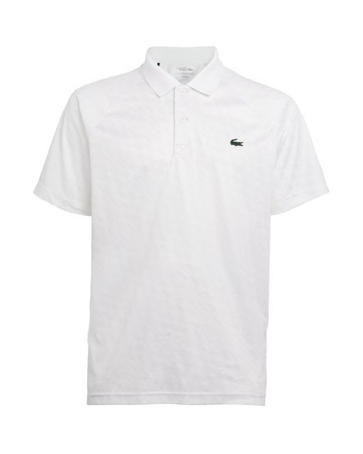 Lacoste X Novak Djokovic Player Polo Shirt in White for Men | Lyst UK