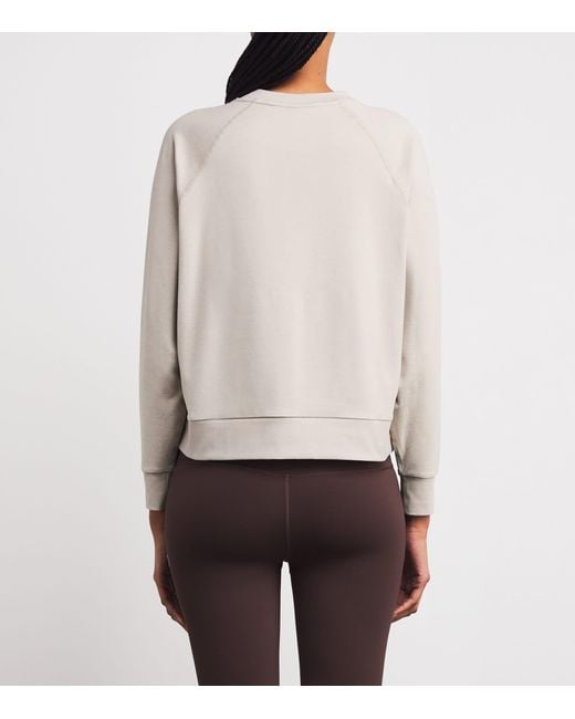 vuori White Long-Sleeve Halo Sweatshirt