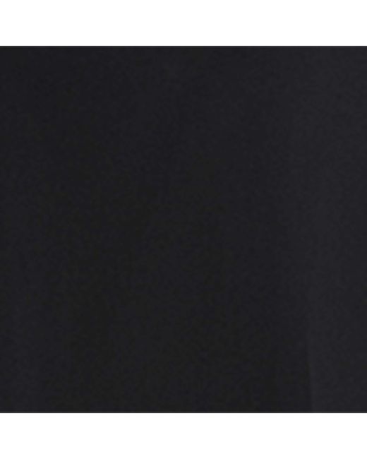 Max Mara Black Cotton-Blend Straight Trousers