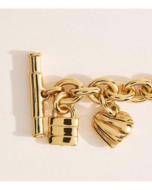 Chloé Metallic Paddington Charms Bracelet