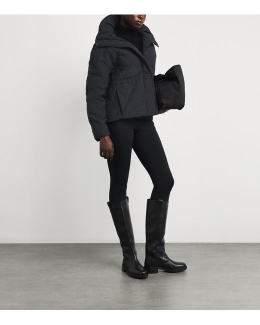 Canada Goose Black Quilted Alessia Down Jacket