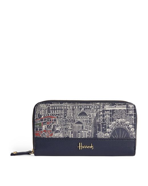 Harrods Gray Landmarks Wallet