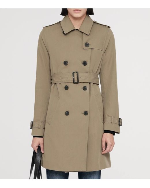 AllSaints Natural Leonard Trench Coat