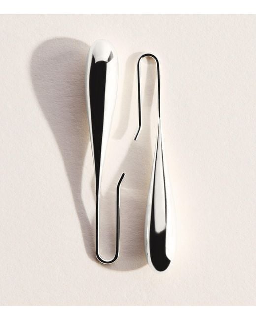 LIE STUDIO Natural Sterling Evelyn Earrings