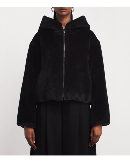 Max Mara Black Reversible Quilted Jacket