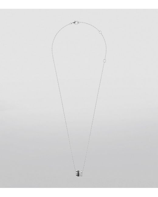 Boucheron Metallic And Diamond Quatre Edition Pendant Necklace