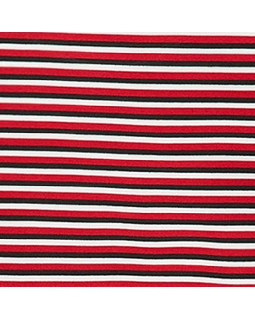 Prada Red Stripe Triangle Swimsuit