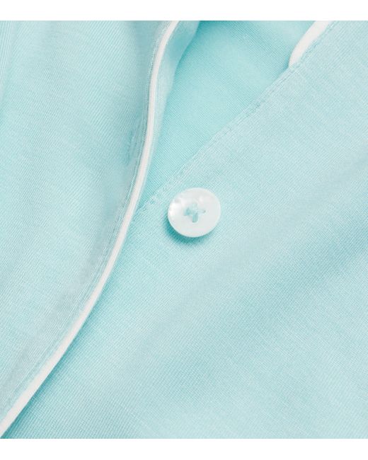 Eberjey Blue Gisele Short Pyjama Set