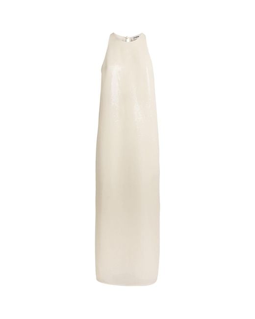 Aeron White Sequin Sade Maxi Dress