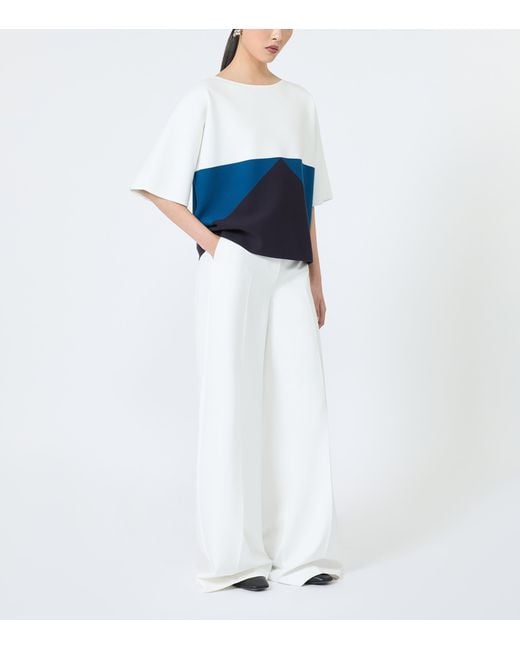 Max Mara White Relaxed T-Shirt