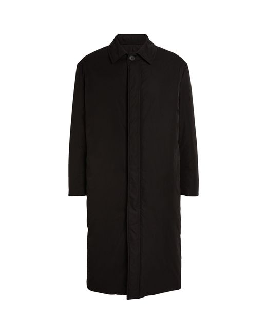 The Row Black Django Padded Overcoat for men