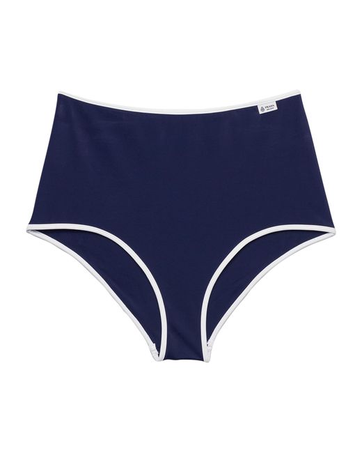 Prada Blue High-Rise Bikini Bottoms